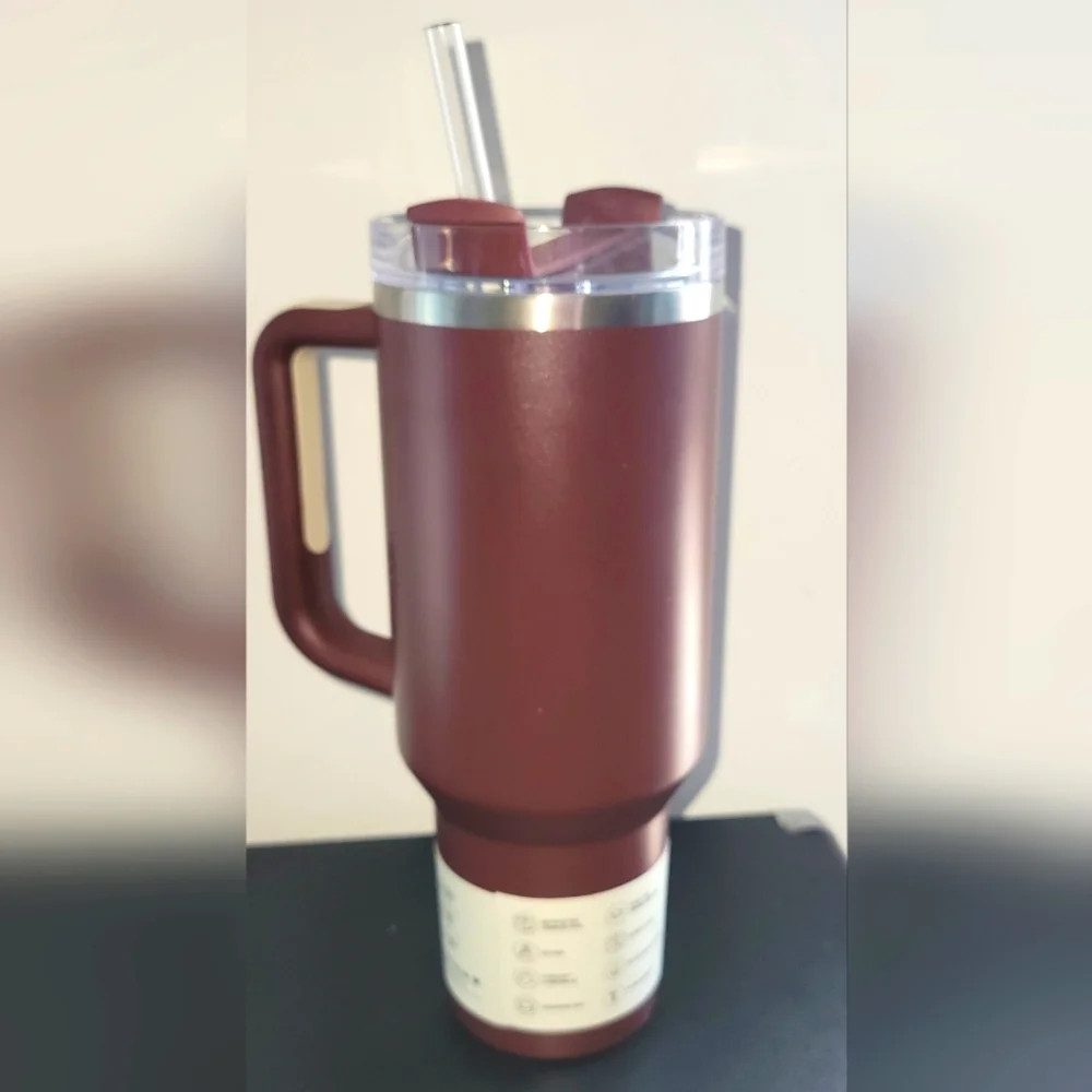 NWT- Stanley HEARTH AND HAND Limited EditionTUMBLER 40 OZ - CABERNET RED - Picture 2 of 3